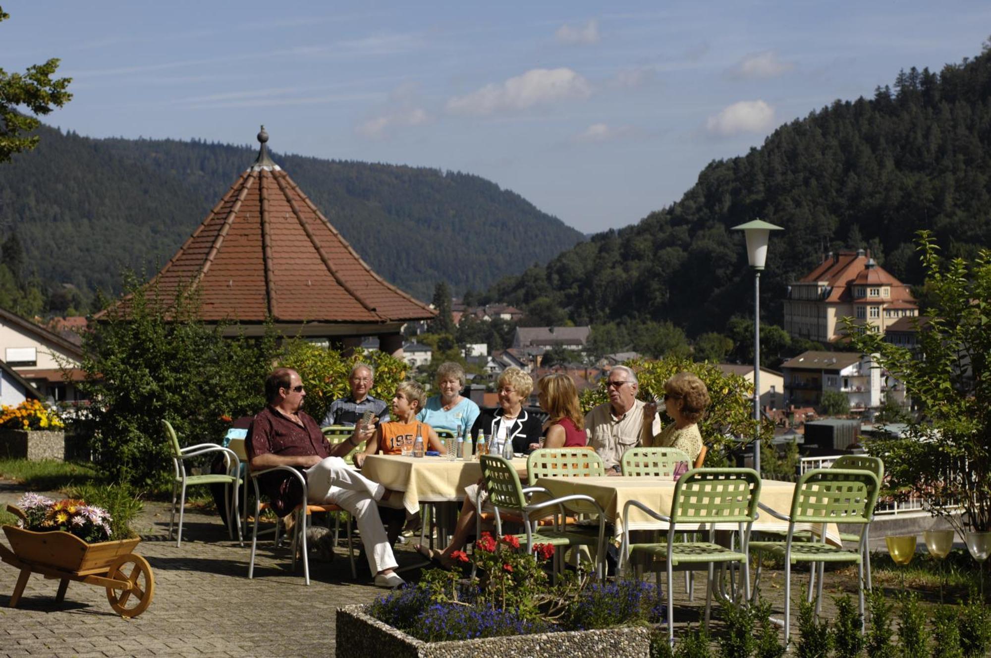 Hotel Bergfrieden Бад-Вильдбад Экстерьер фото